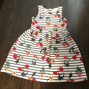 Flower stripe dress
